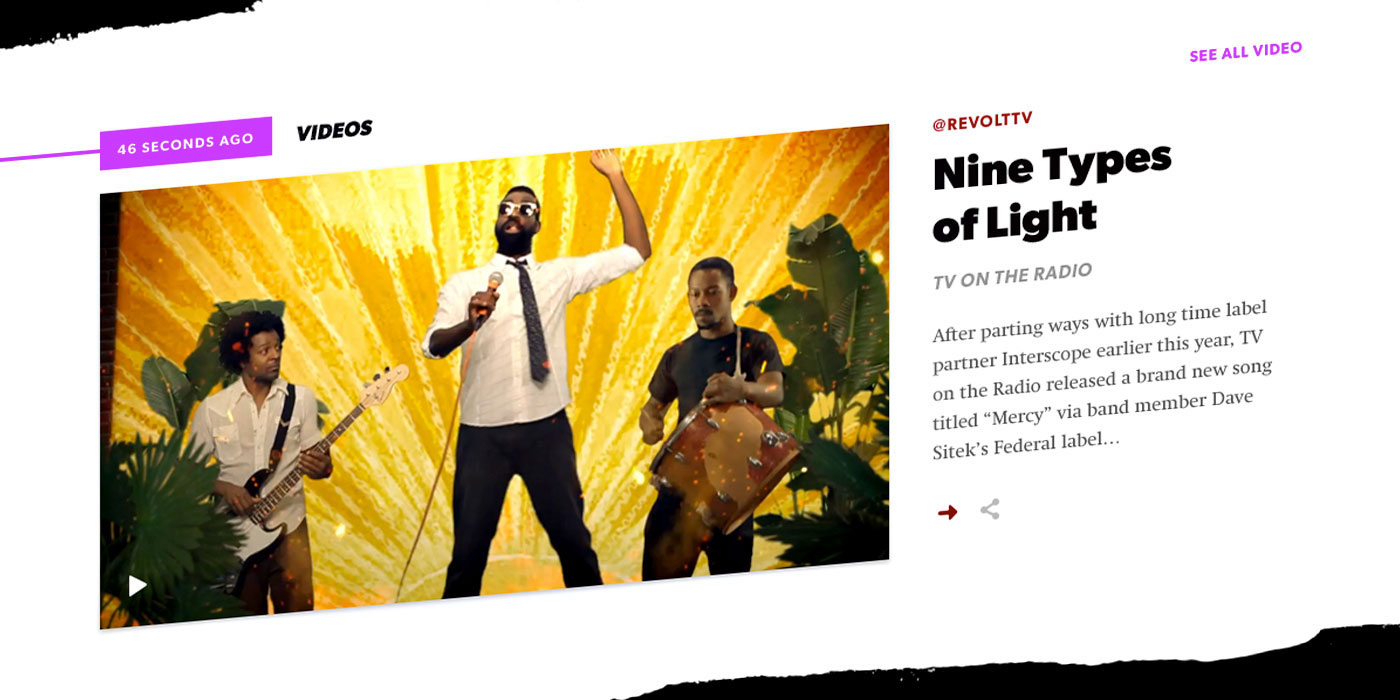Revolt.TV Website