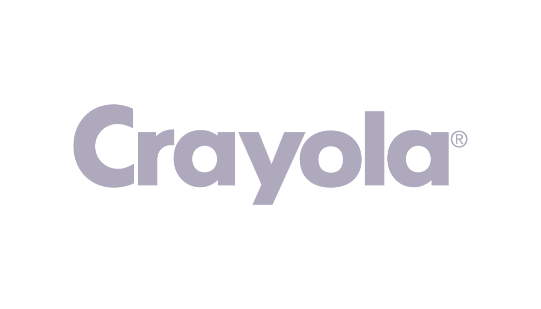 Crayola logo light purple