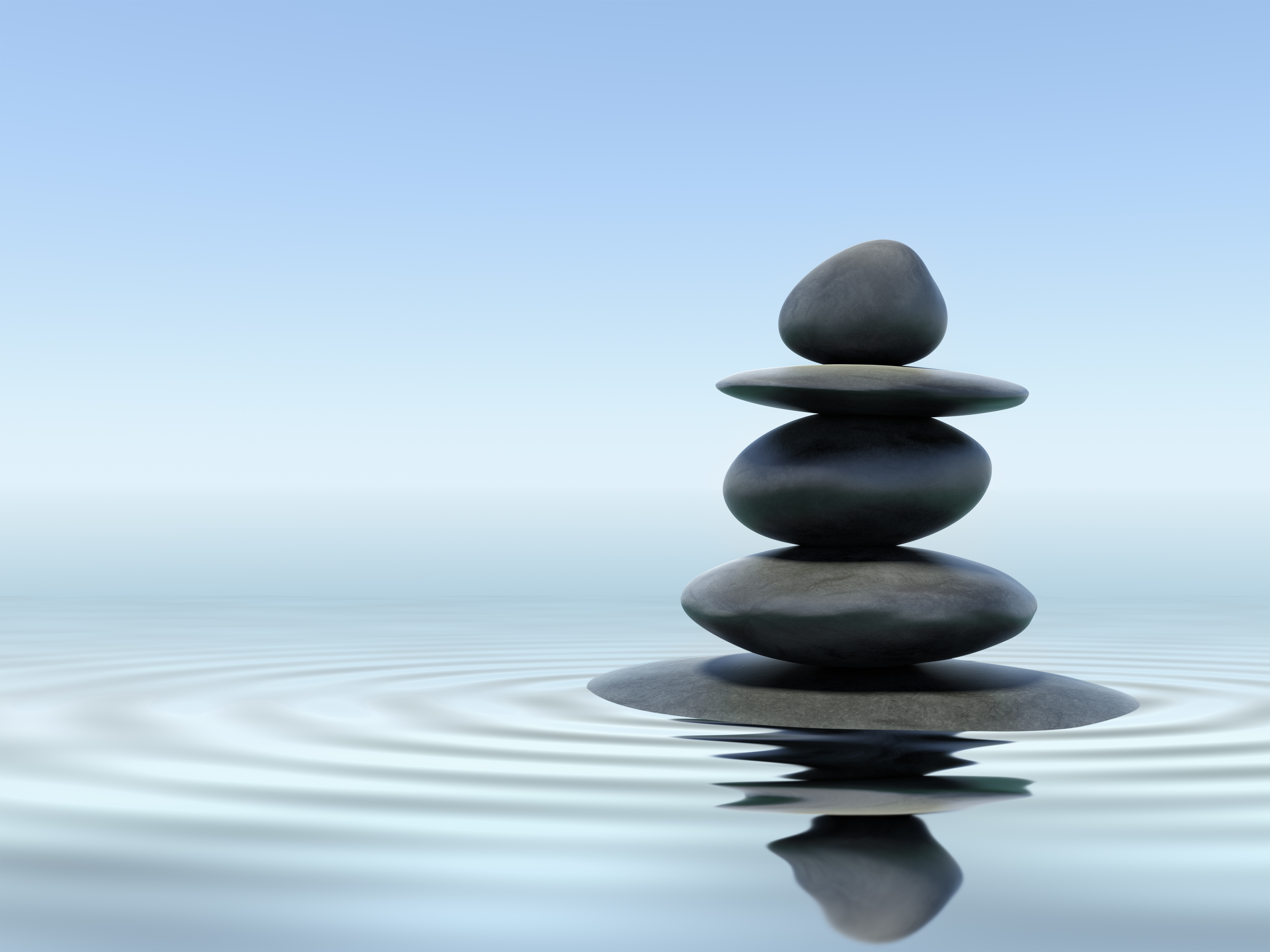 Stack of Zen rocks