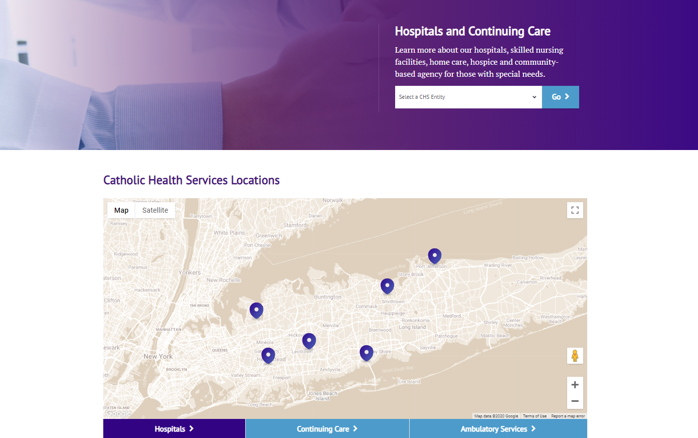 CHSLI map on website