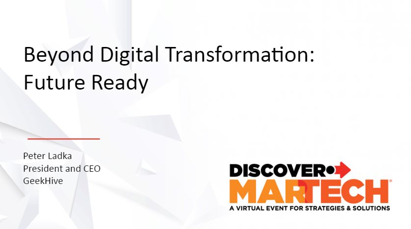 Beyond Digital Transformation: Future Ready slide