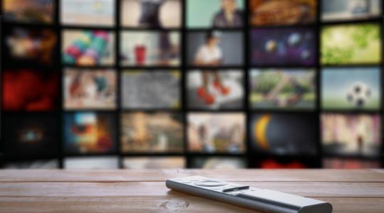 media wall with remote
