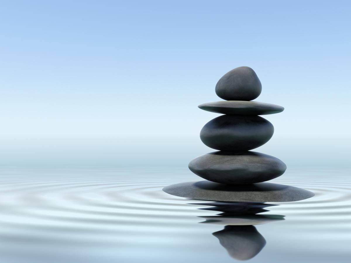 Stack of Zen rocks