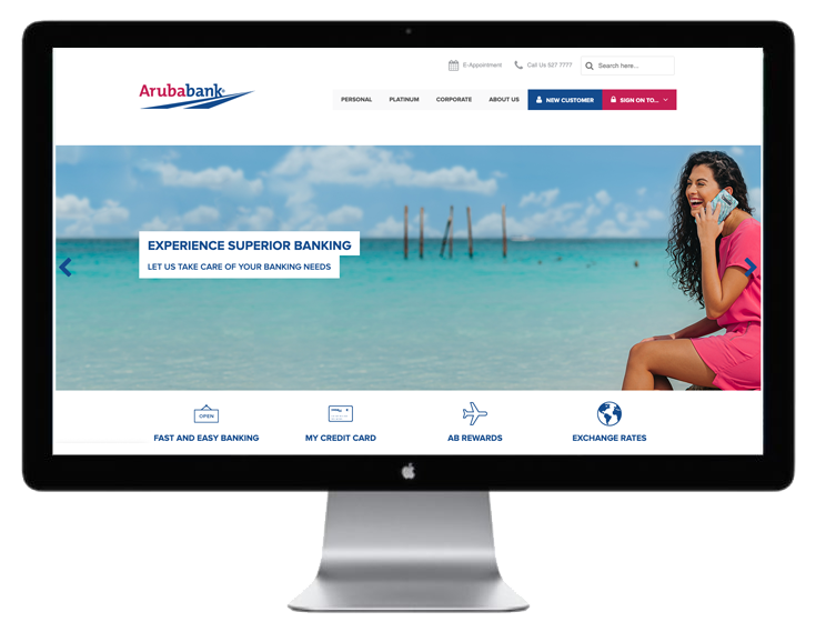 Aruba Bank website.