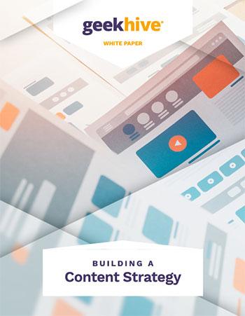 Building a Content Strategy whitepaper.