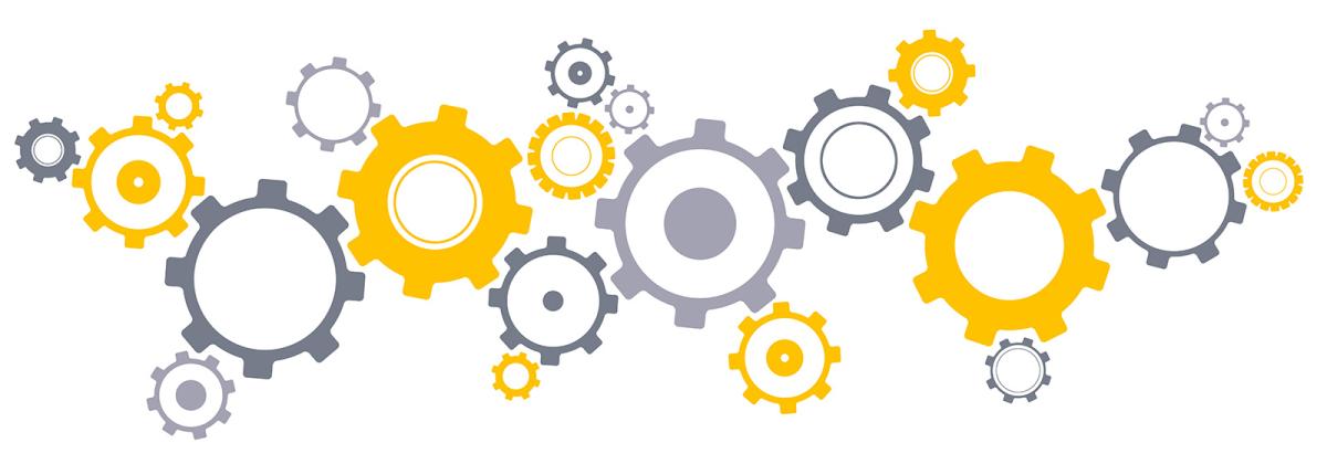 Series of gears.