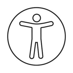 Accessibility icon.
